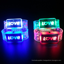 Customized Love Letter Electronic Led Light Bracelet